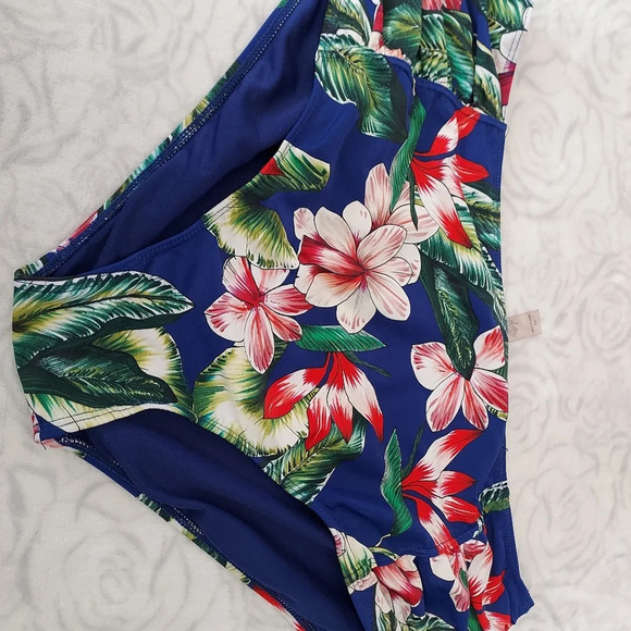 Coral Tropics Tropical Floral 2 Piece Set Size 3x - Picture 2 of 9